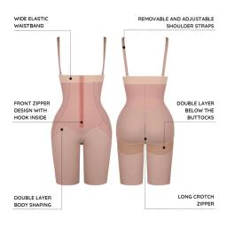 Full-Length High-Waist Compressive Bodysuit - C171 2