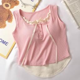 Imported Cotton Lace Detail Top - B332 4