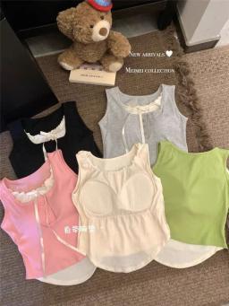 Imported Cotton Lace Detail Top - B332 5