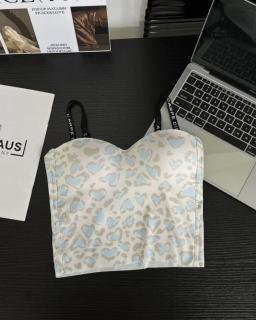 Laser Seamless Tiger Print Bra Top - B333 6