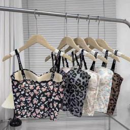 Laser Seamless Tiger Print Bra Top - B333 12