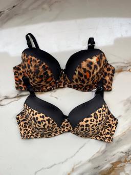 Leopard Print Full Support Bra - B344 5