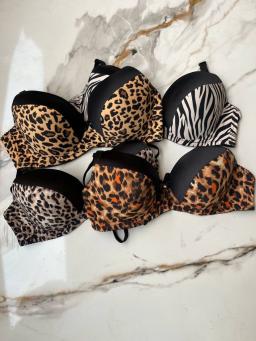 Leopard Print Full Support Bra - B344 7