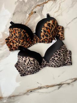 Leopard Print Full Support Bra - B344 11