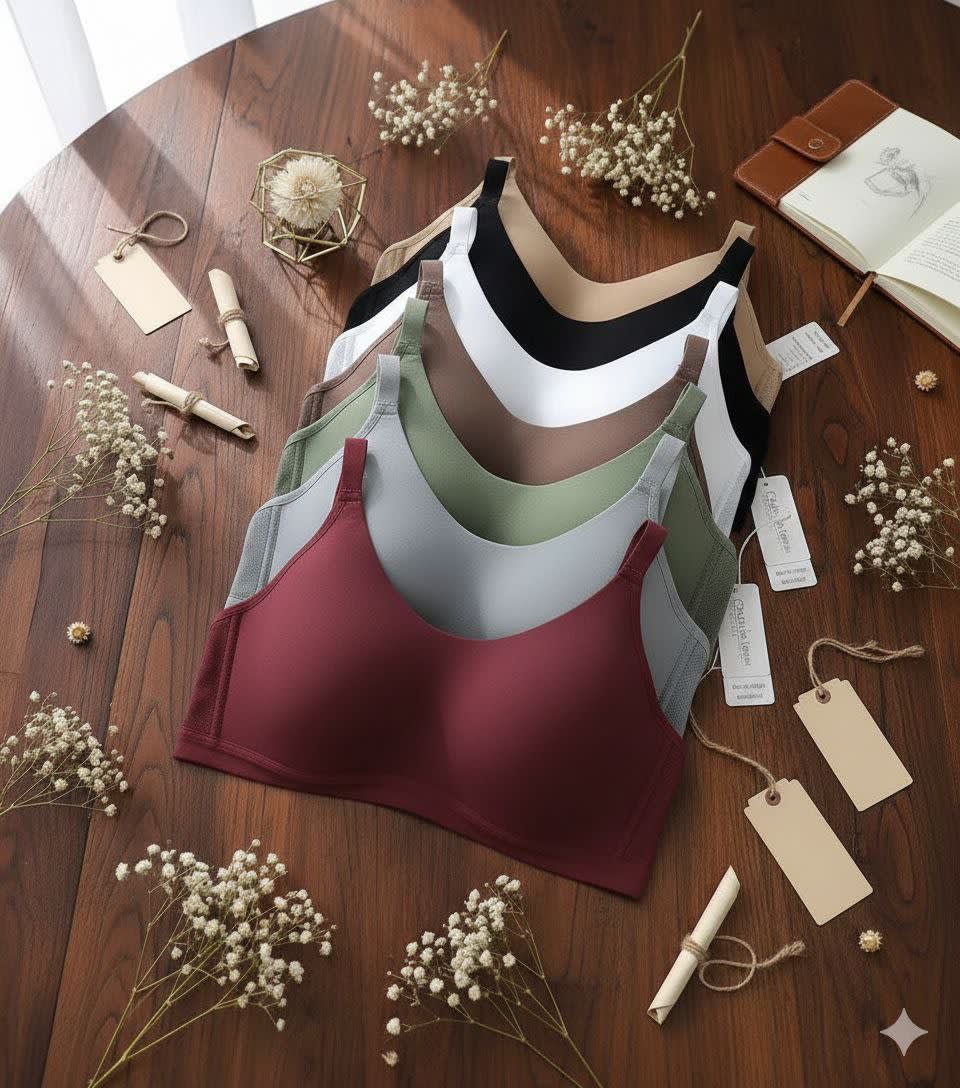 Laser Cut Seamless Comfort Bra - B329