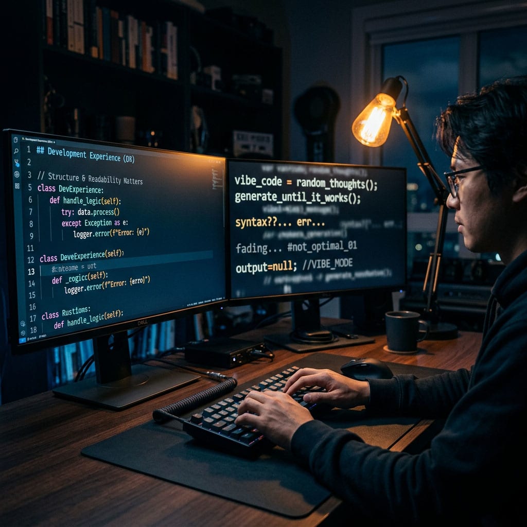 Vibe Coding Isn't Enough-Why Development Experience Still Matters