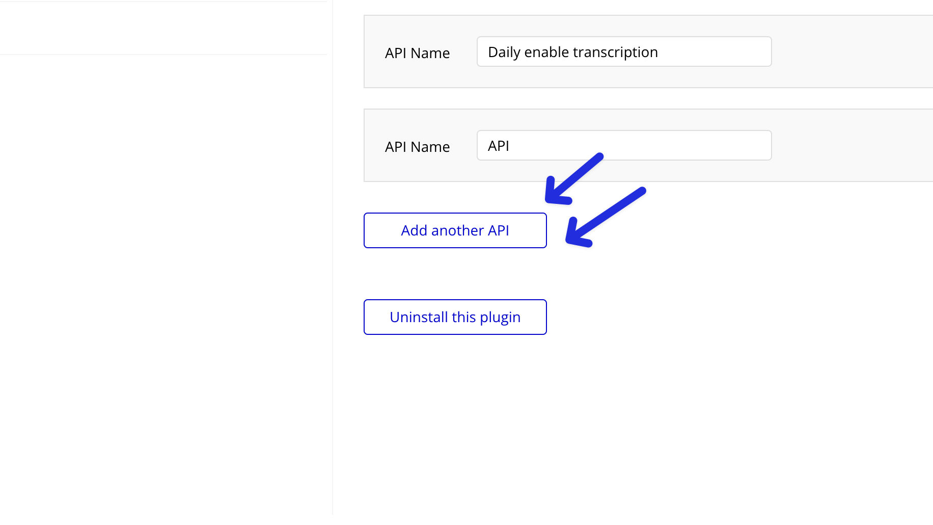 Configure API Header