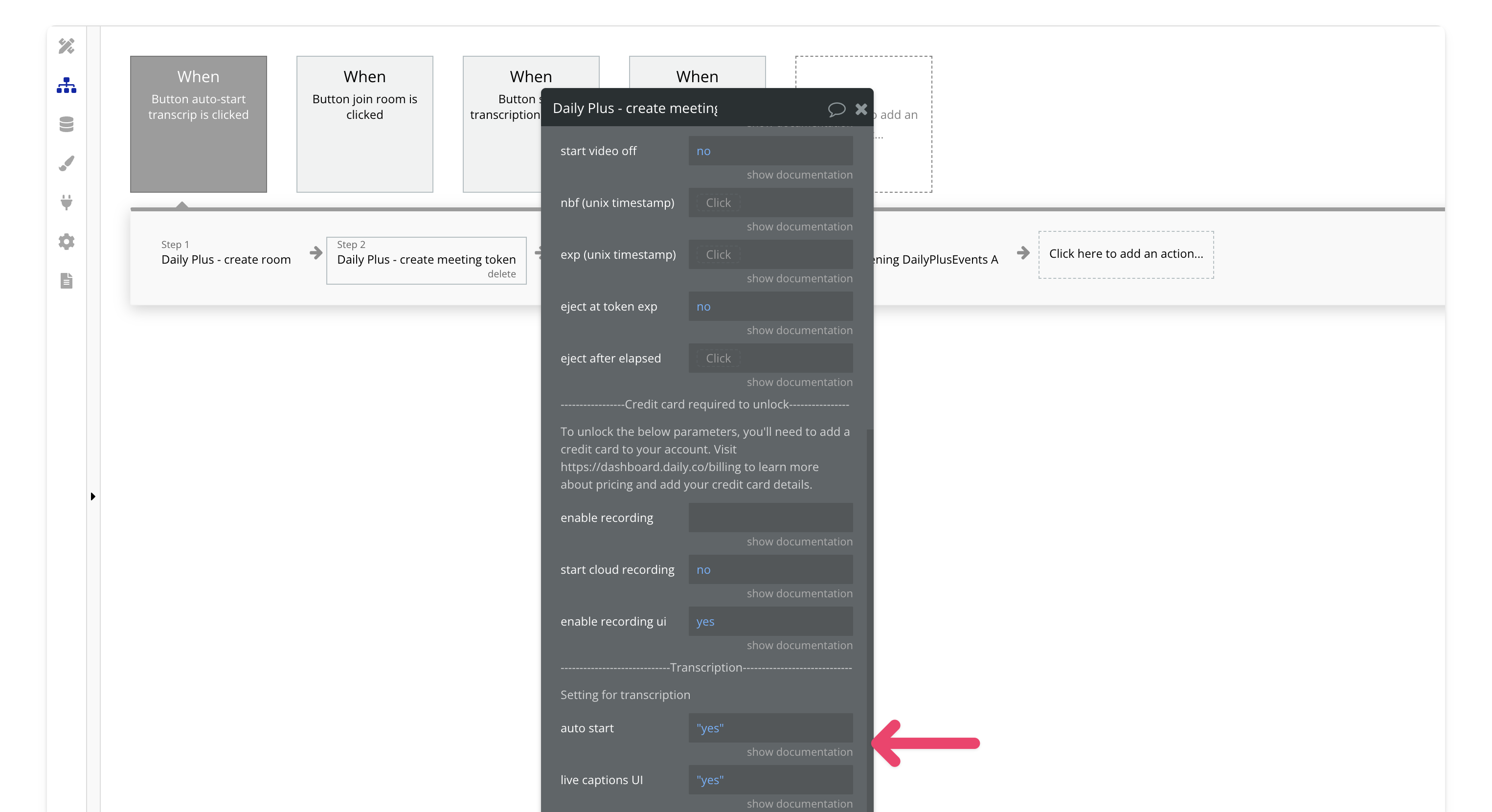 Meeting Token Setup