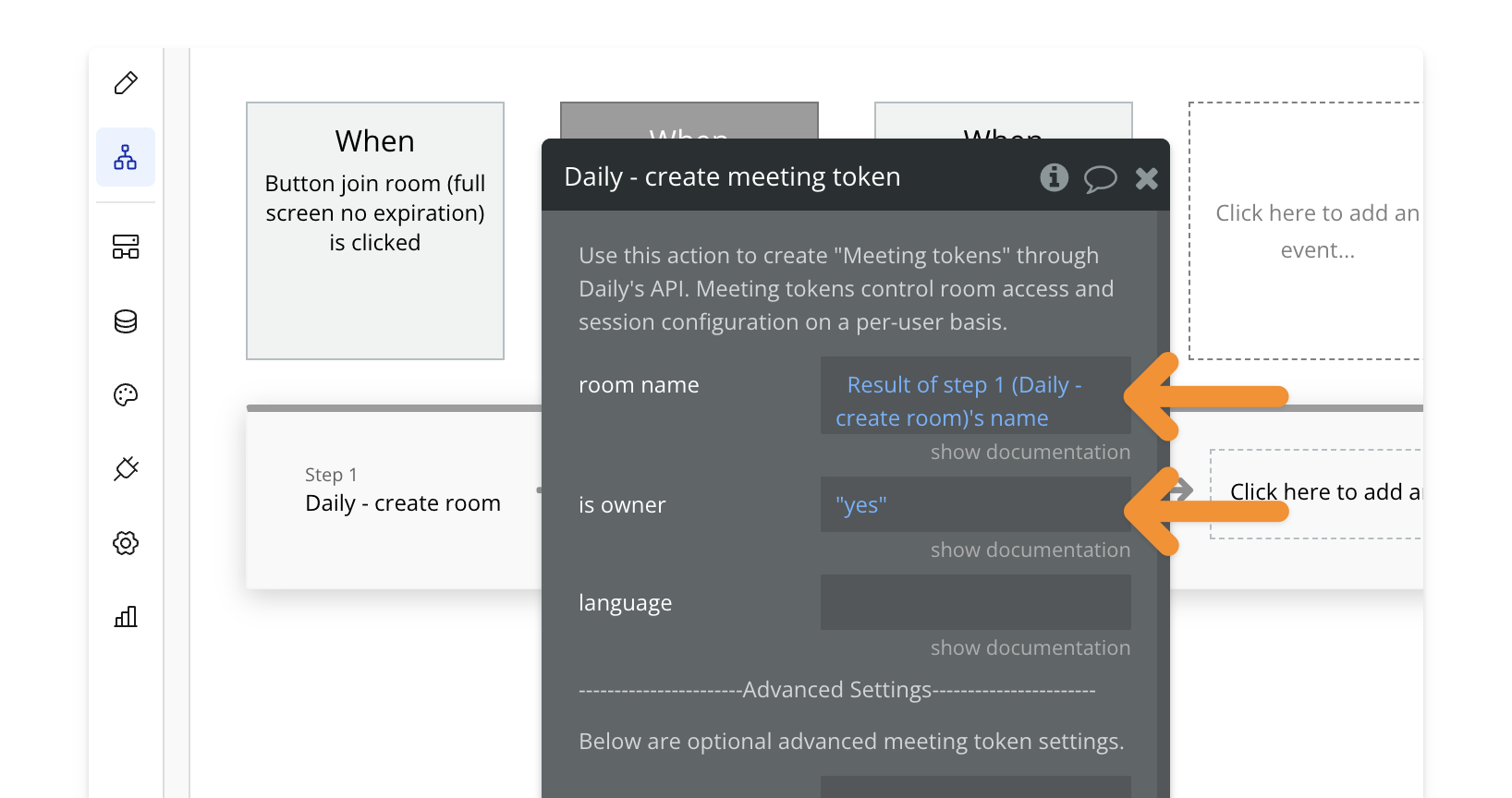Create Meeting Token