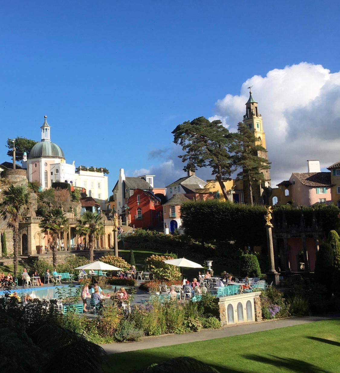 The colorful architecture of Portmeirion Village