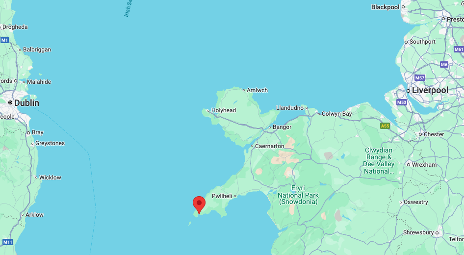 Map of Aberdaron area