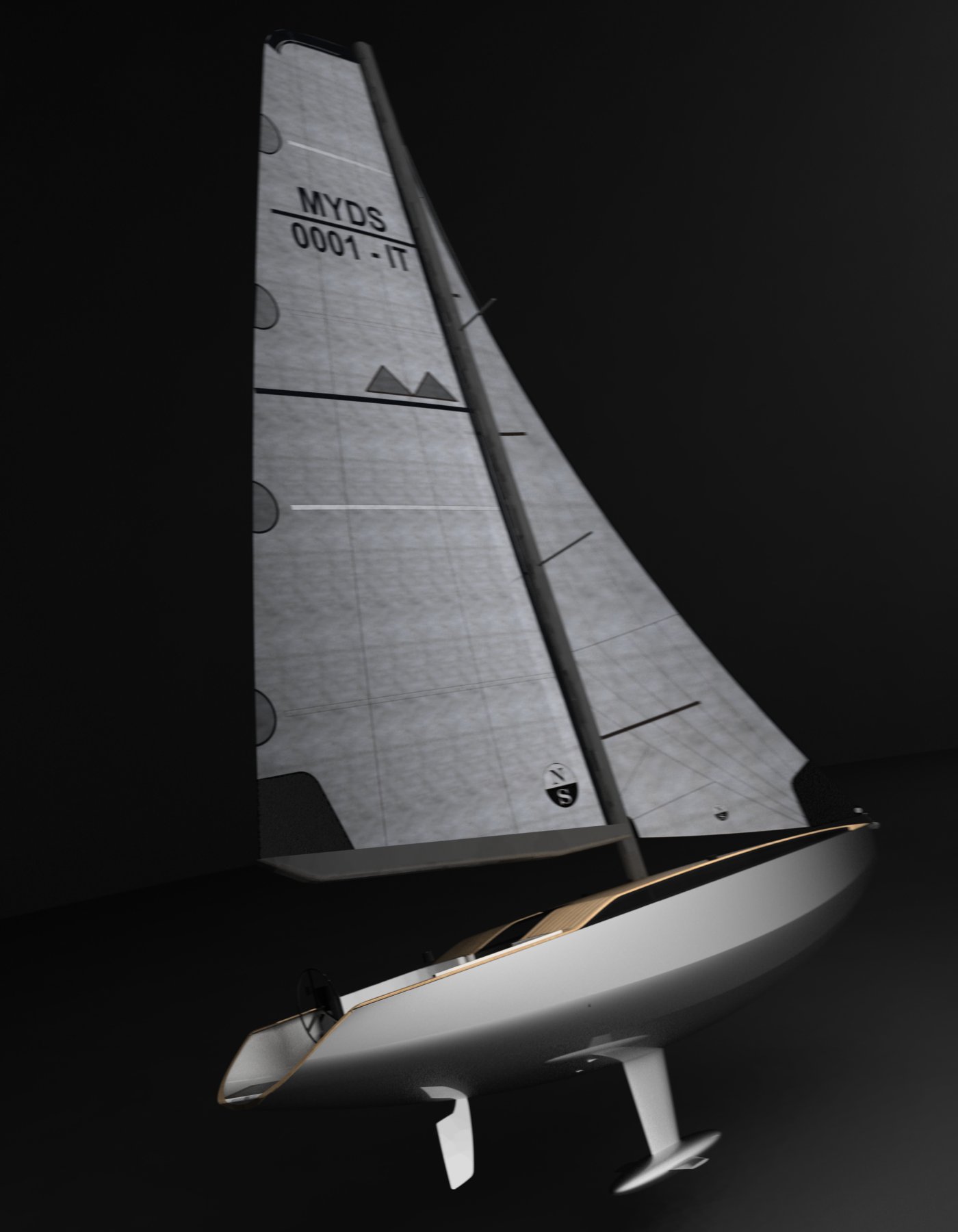Racing sailboat design