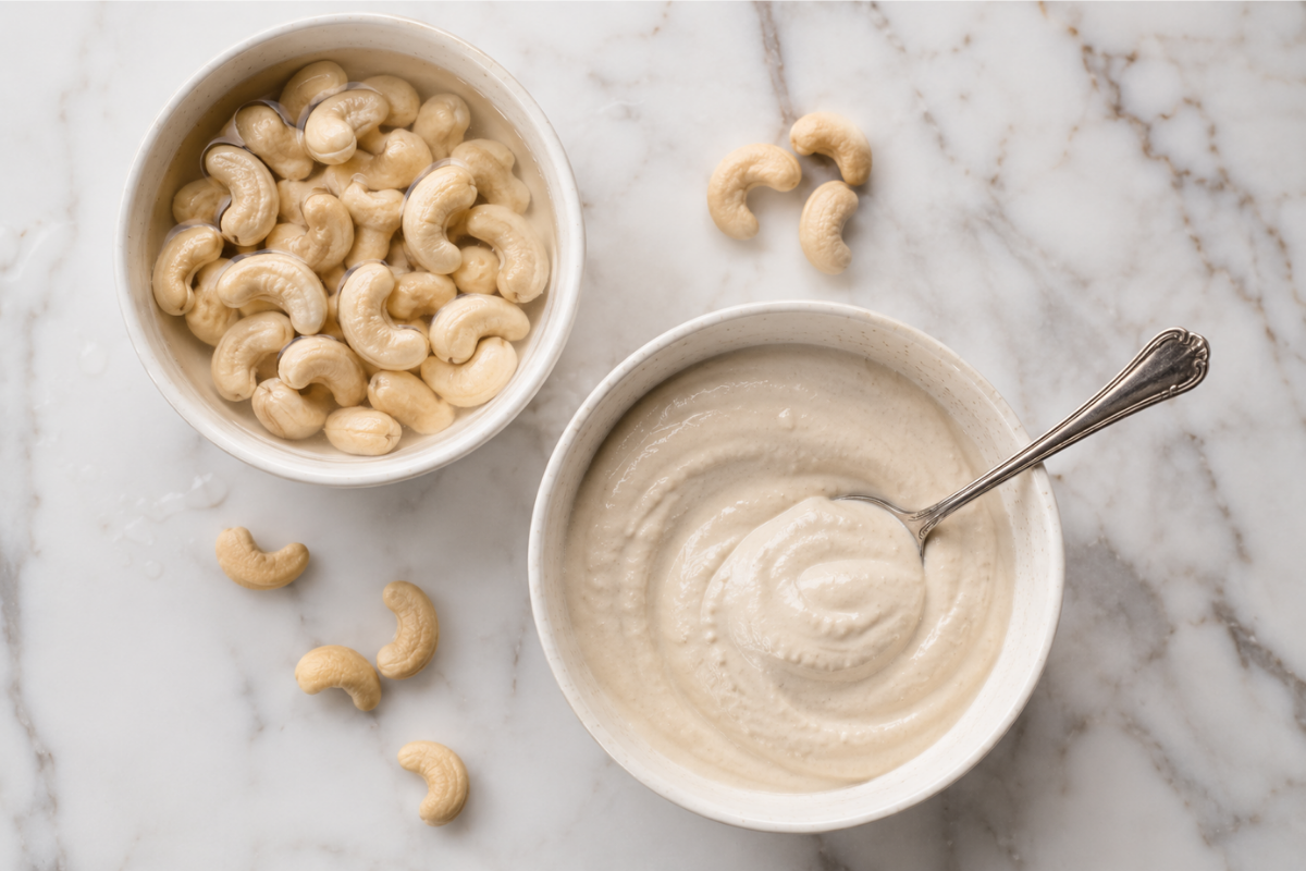 Cashew paste preparation for shahi paneer gravy