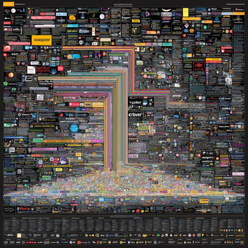 AI Landscape Eyechart Humor