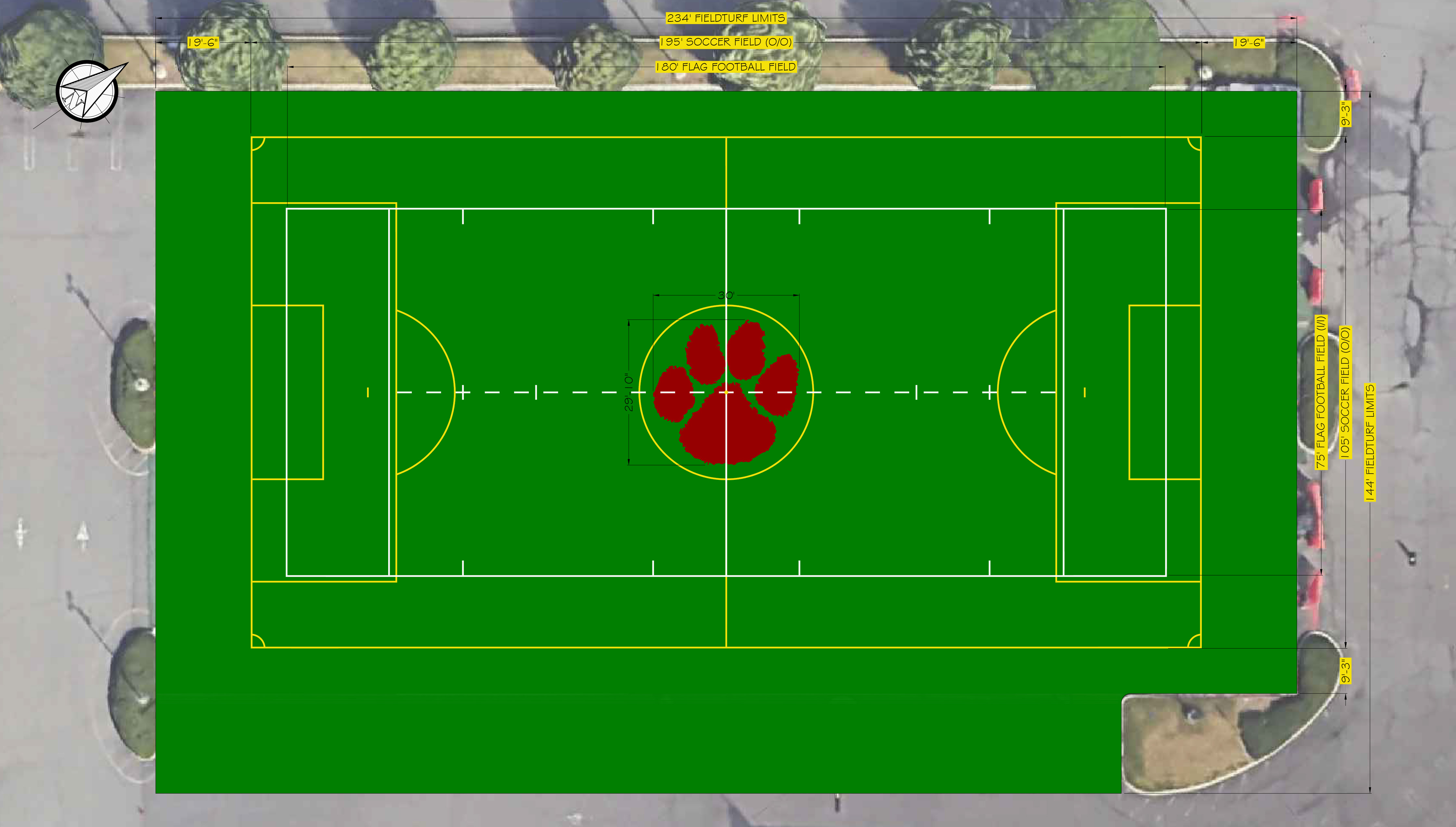 Turf Field Layout