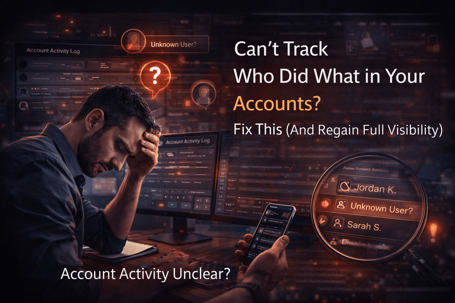 Can’t Track Who Did What in Your Accounts? Fix This (And Regain Full Visibility)