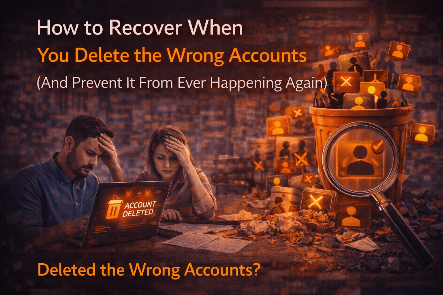 How to Recover When You Delete the Wrong Accounts (And Prevent It From Ever Happening Again)