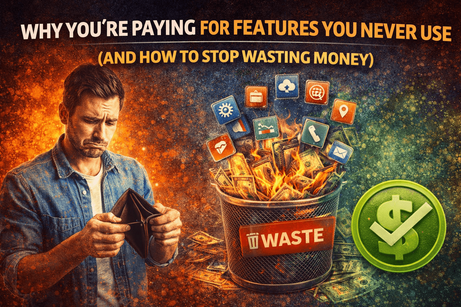 Why You’re Paying for Features You Never Use (And How to Stop Wasting Money)