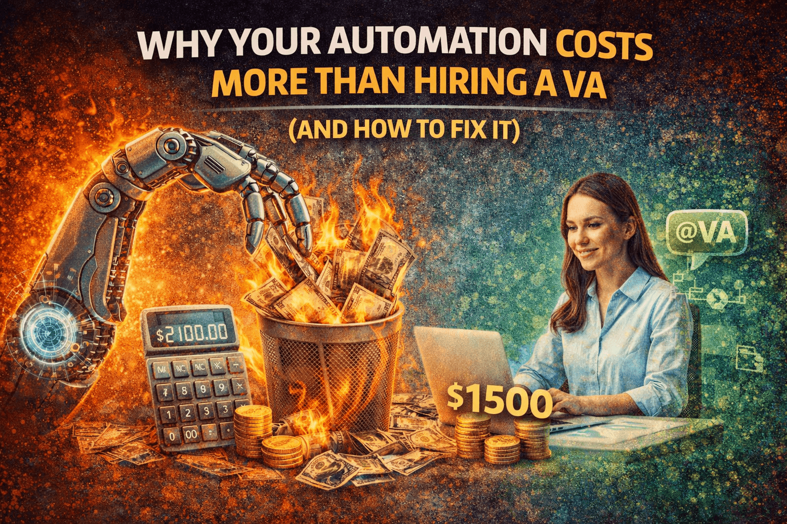 Why Your Automation Costs More Than Hiring a VA (And How to Fix It)