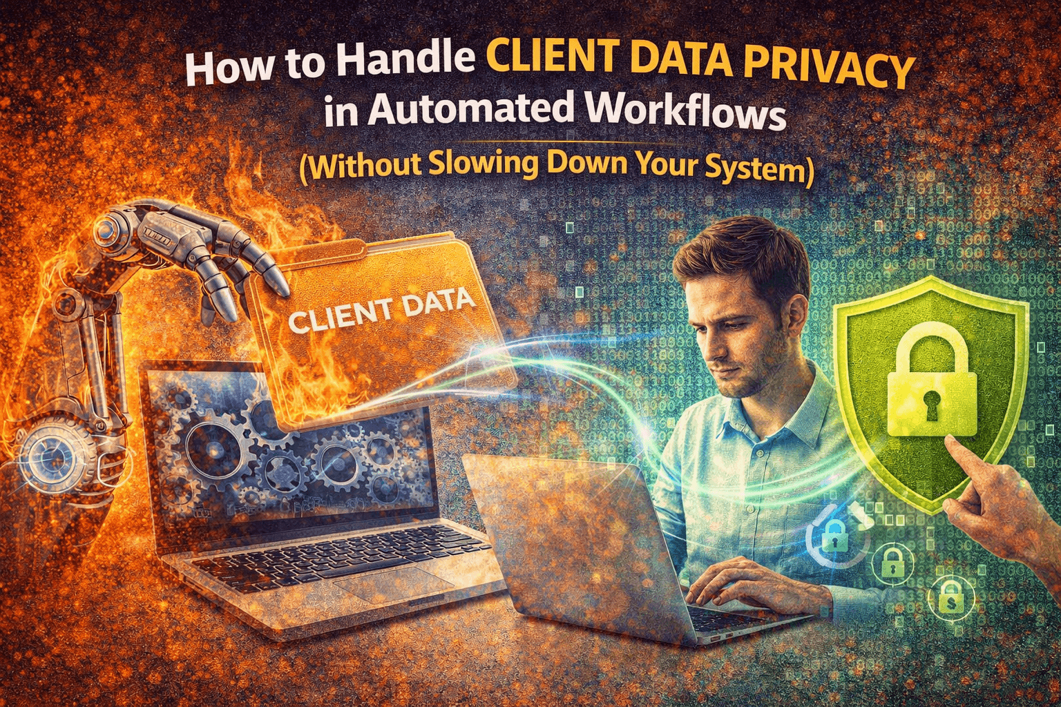 How to Handle Client Data Privacy in Automated Workflows (Without Slowing Down Your System)