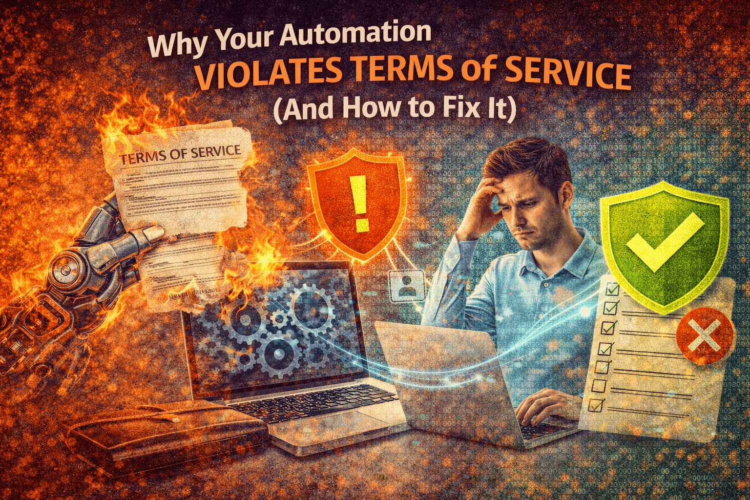 Why Your Automation Violates Terms of Service (And How to Fix It)