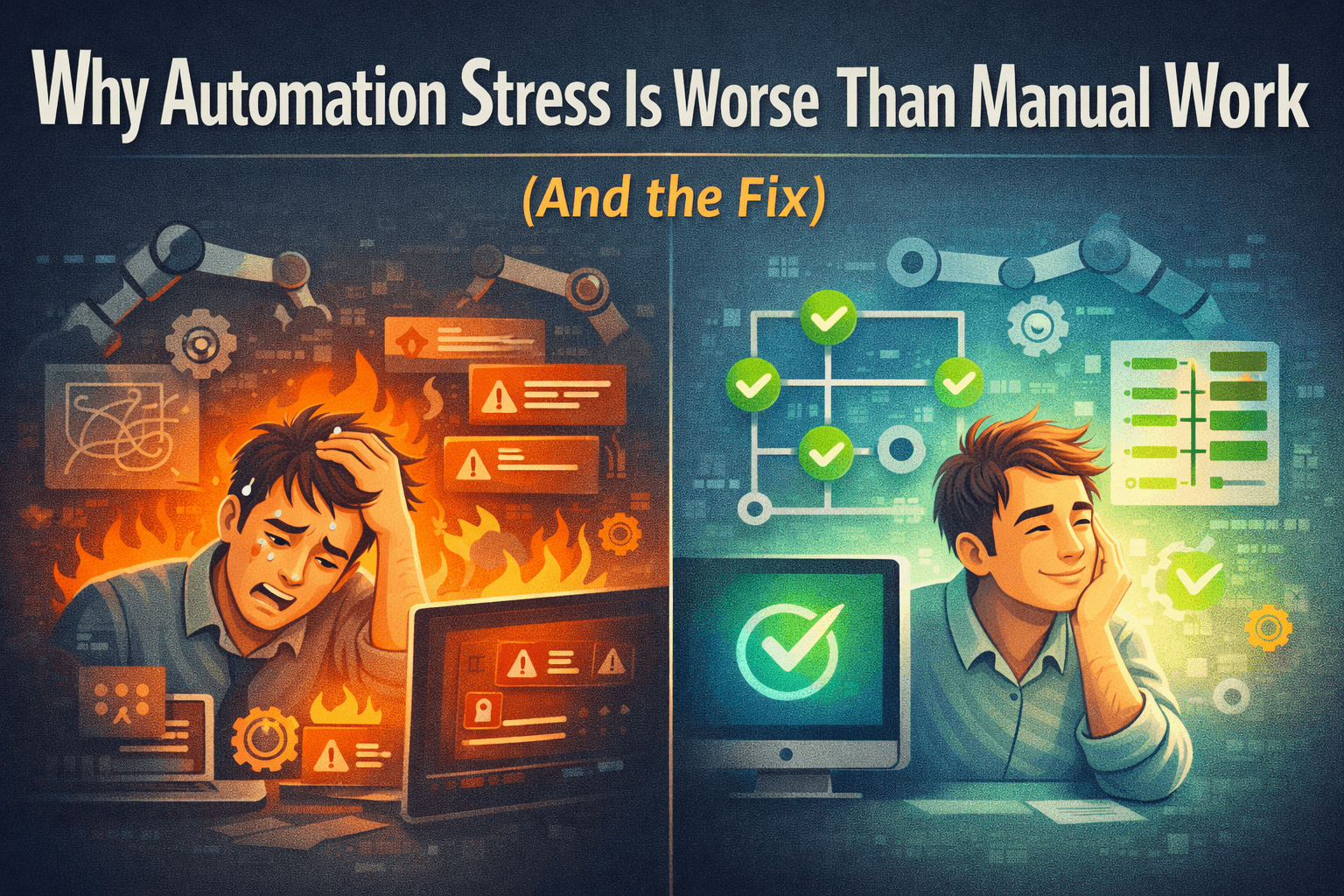 Why Automation Stress Is Worse Than Manual Work (And the Fix)