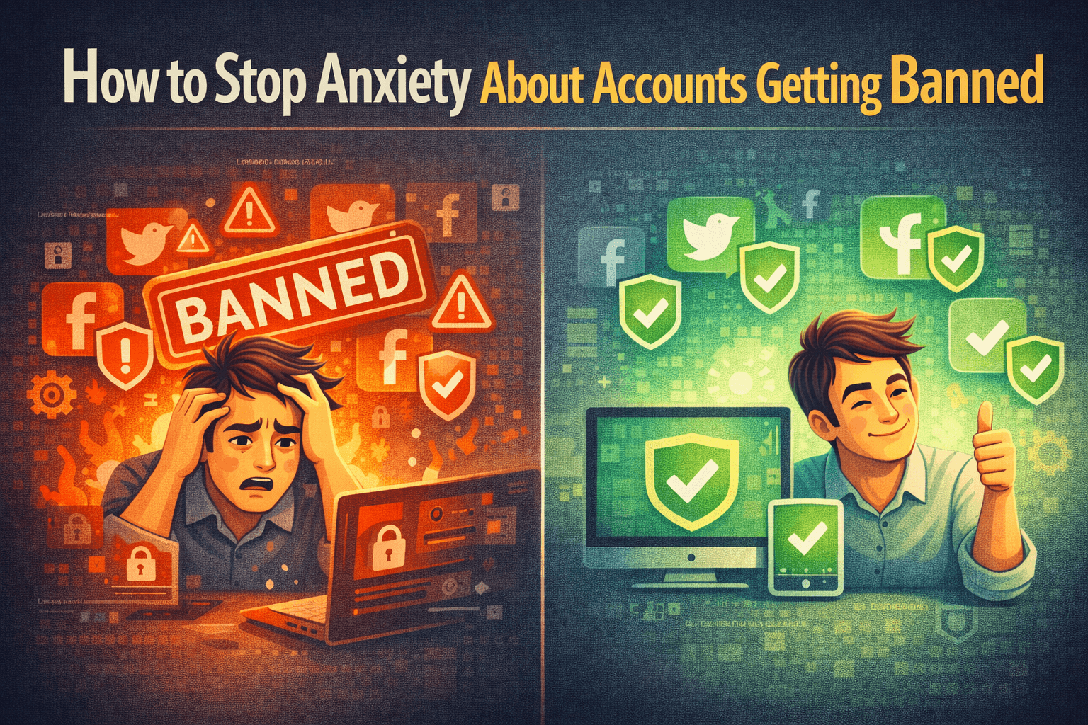 How to Stop Anxiety About Accounts Getting Banned (Without Slowing Down Your Growth)