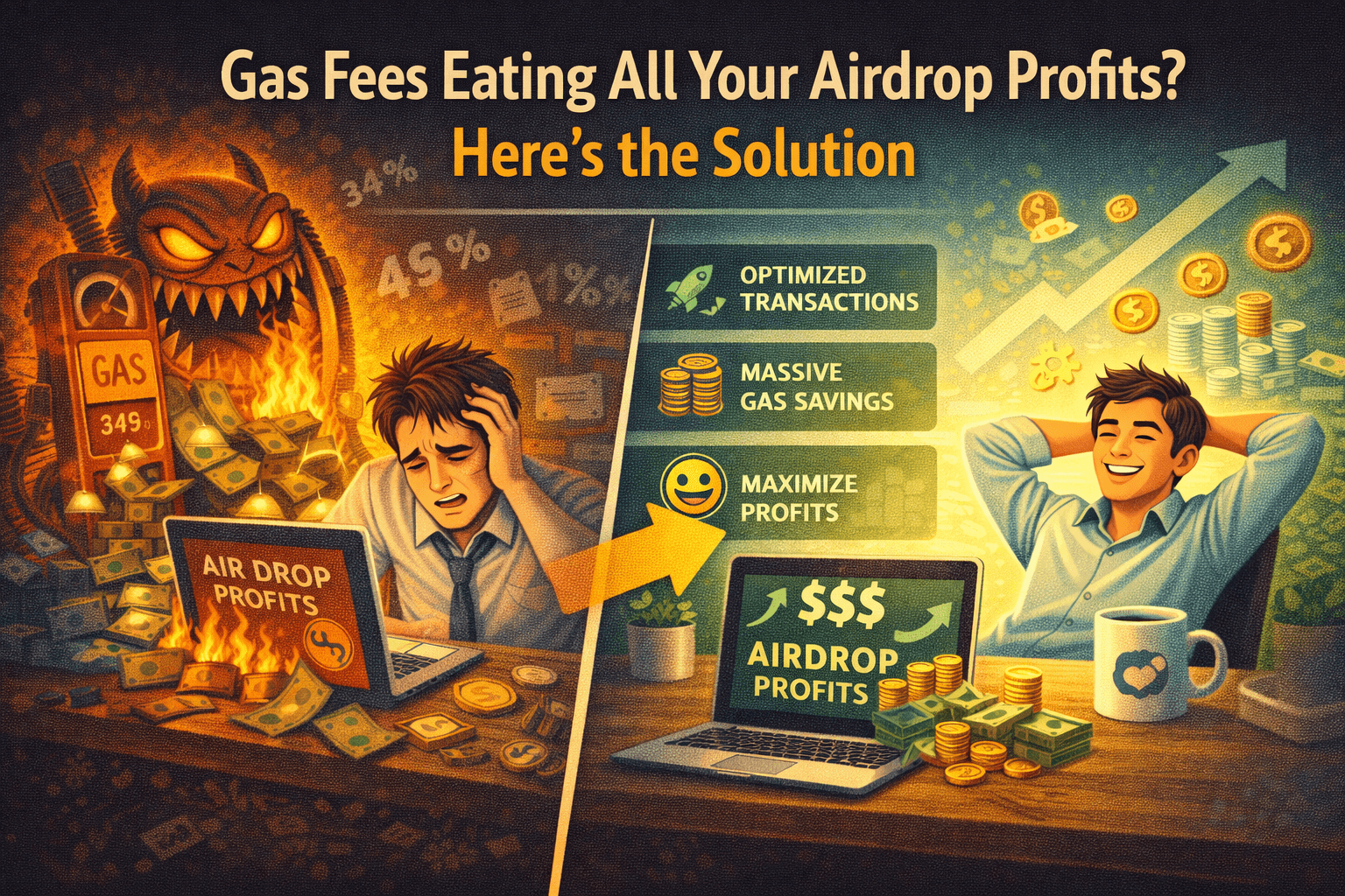 Gas Fees Eating All Your Airdrop Profits? Here’s the Solution