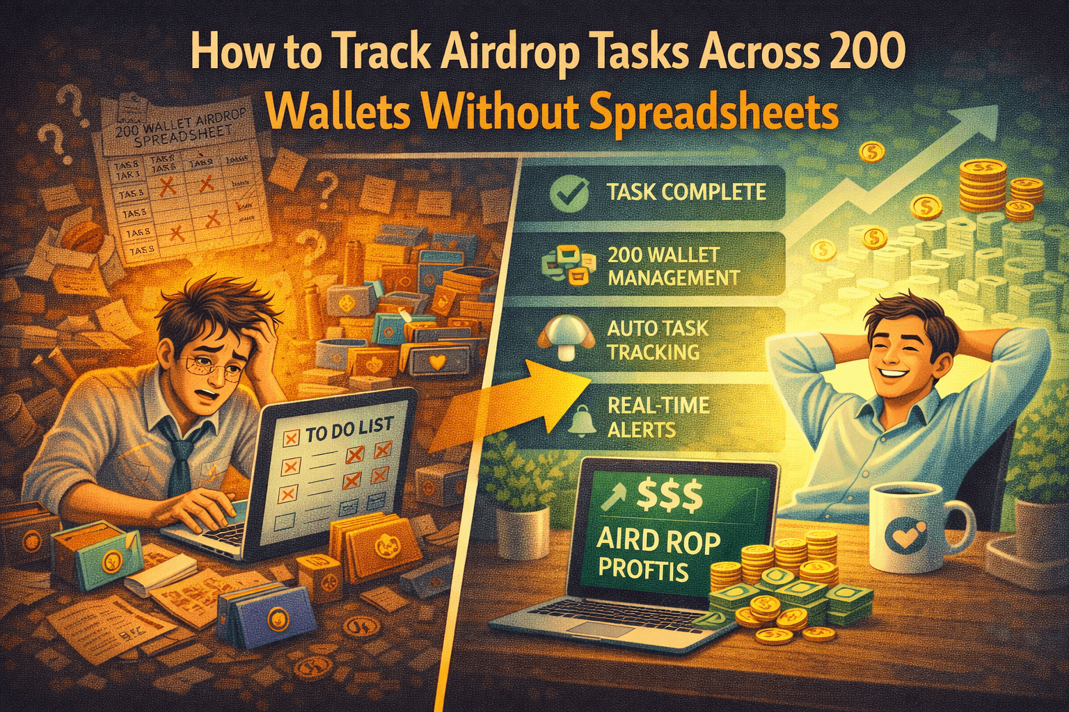 How to Track Airdrop Tasks Across 200 Wallets Without Spreadsheets