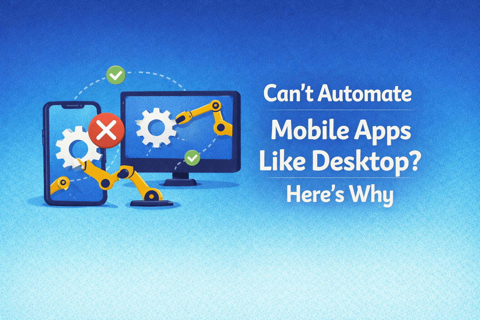 Can’t Automate Mobile Apps Like Desktop? Here’s Why (And What Actually Works)