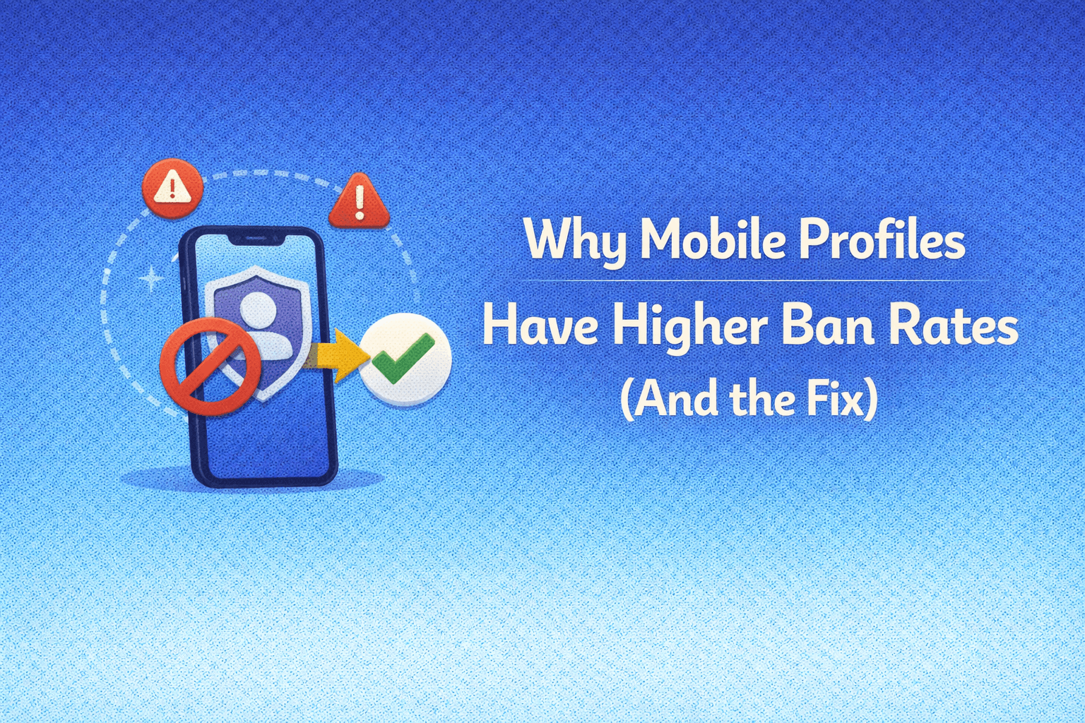 Why Mobile Profiles Have Higher Ban Rates (And the Fix)