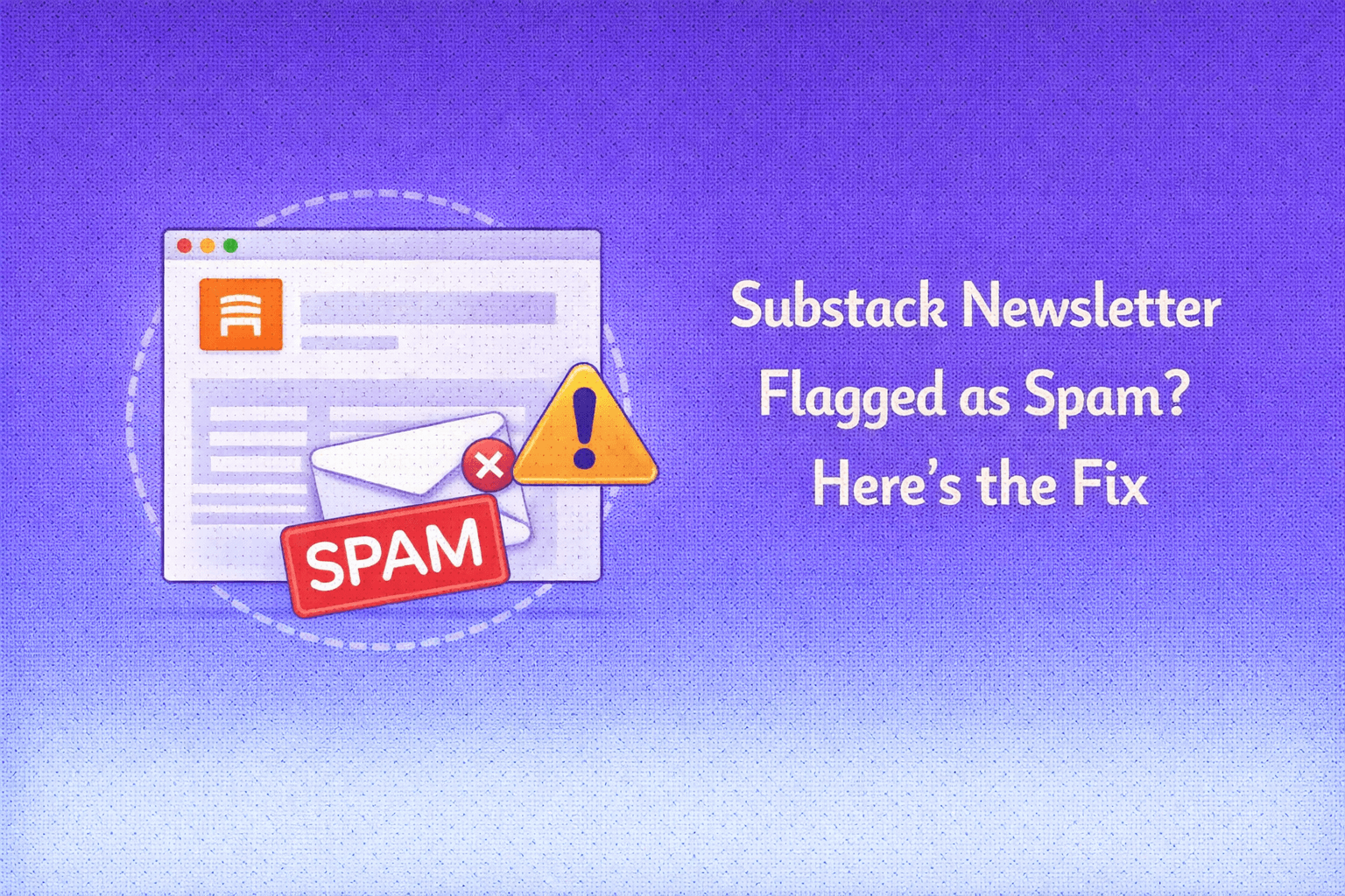 Substack Newsletter Flagged as Spam? Here’s the Fix (And How to Recover Deliverability)
