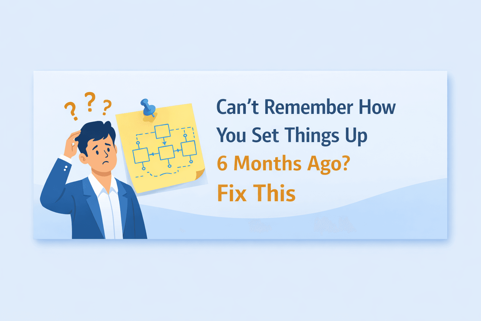 Can't Remember How You Set Things Up 6 Months Ago? Fix This