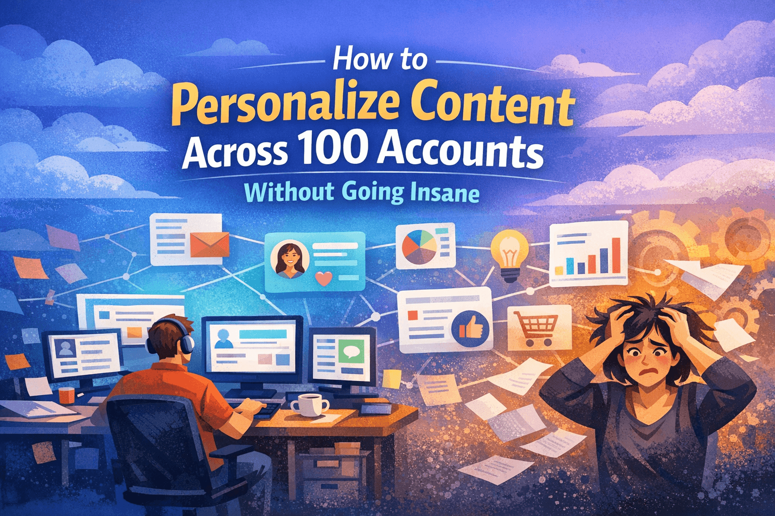 How to Personalize Content Across 100 Accounts Without Going Insane