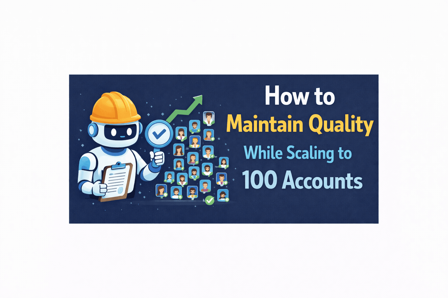 How to Maintain Quality While Scaling to 100 Accounts