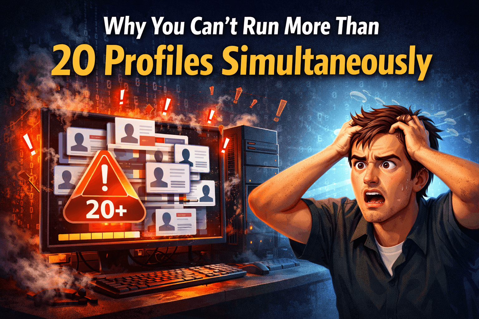 Why You Can’t Run More Than 20 Profiles Simultaneously (And How to Fix It)