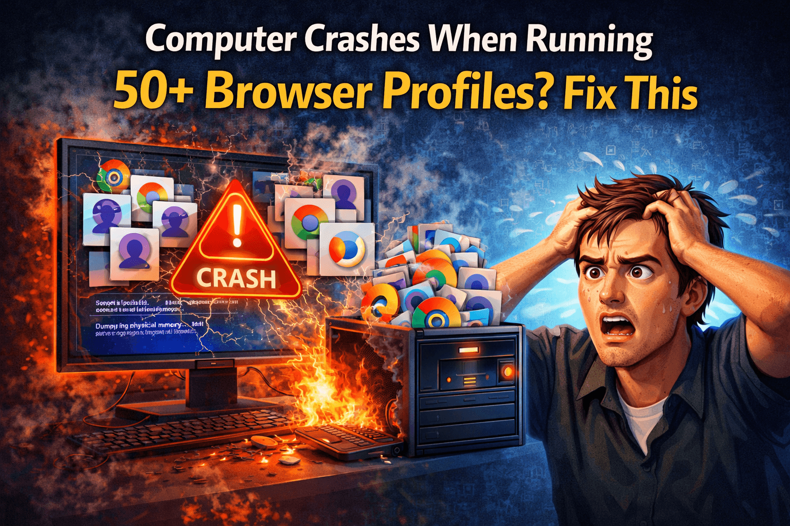 Computer Crashes When Running 50+ Browser Profiles? Fix This
