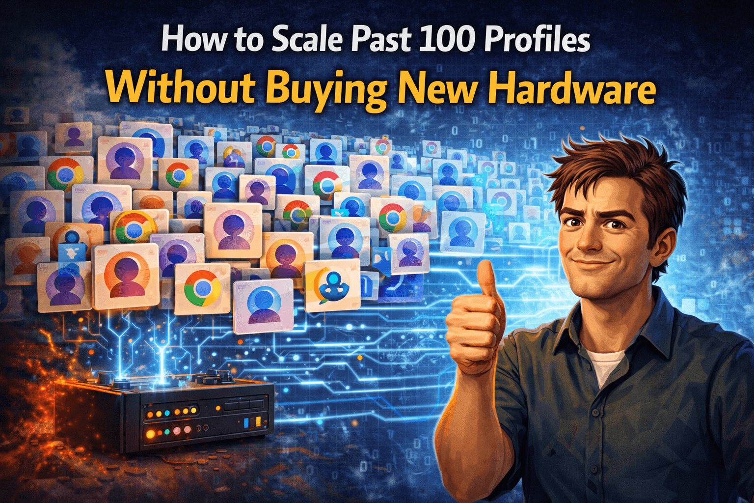 How to Scale Past 100 Profiles Without Buying New Hardware