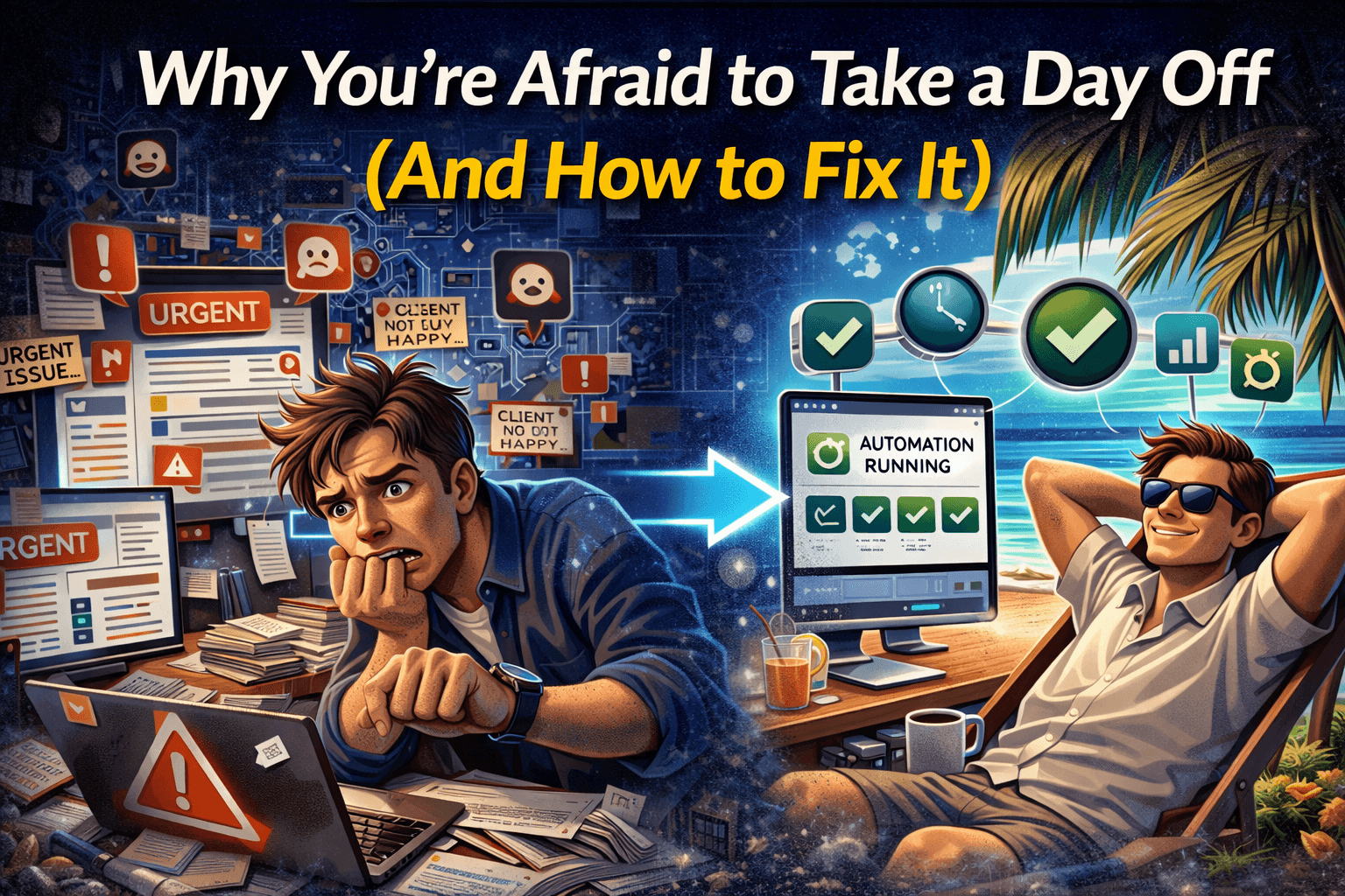Why You’re Afraid to Take a Day Off (And How to Fix It)