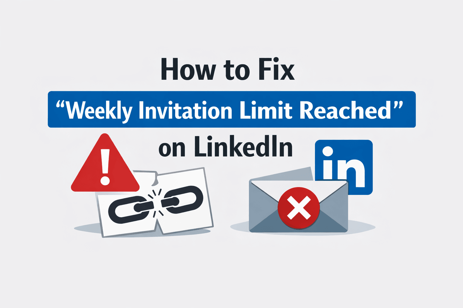How to Fix "Weekly Invitation Limit Reached" on LinkedIn