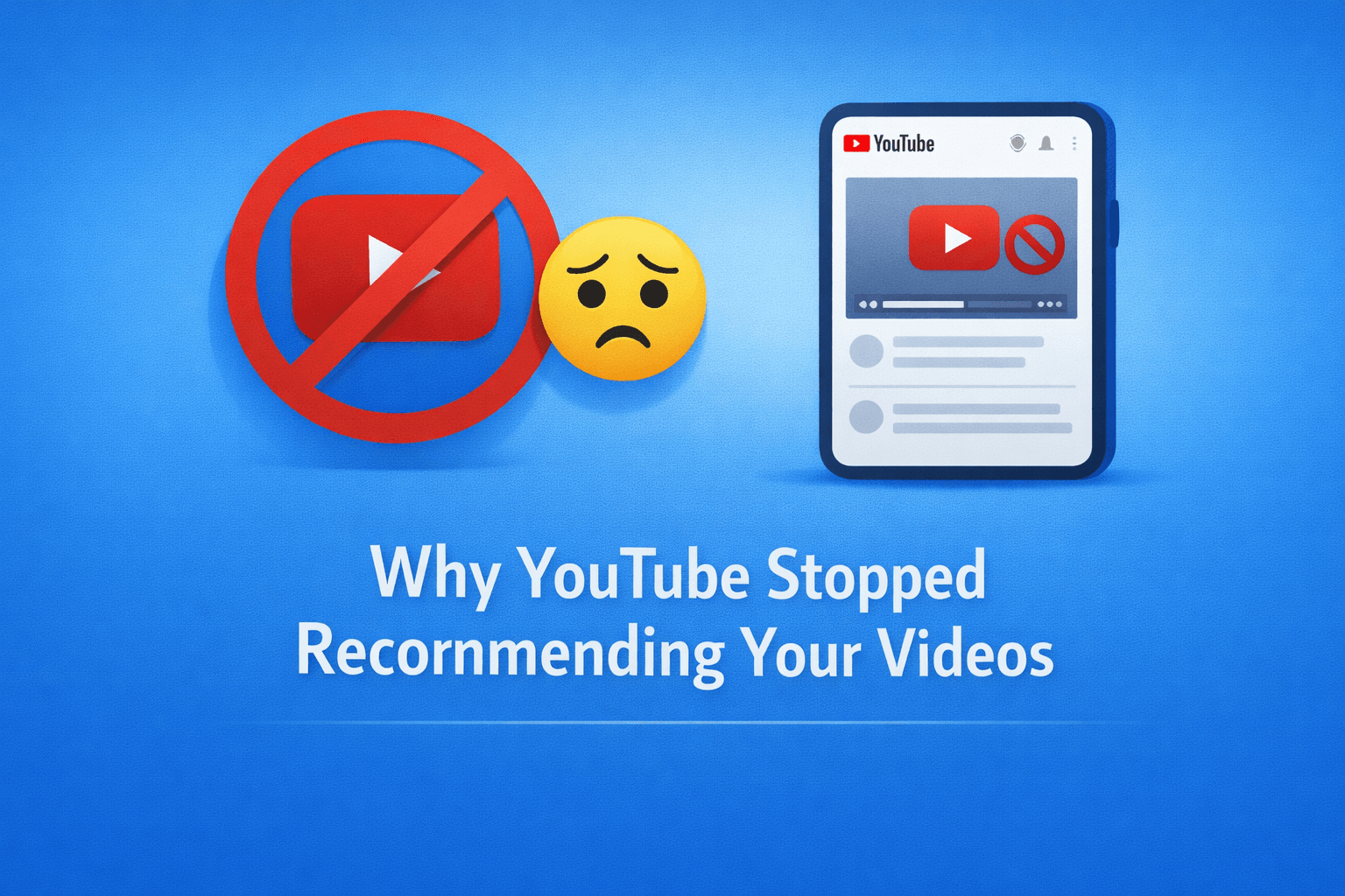Why YouTube Stopped Recommending Your Videos