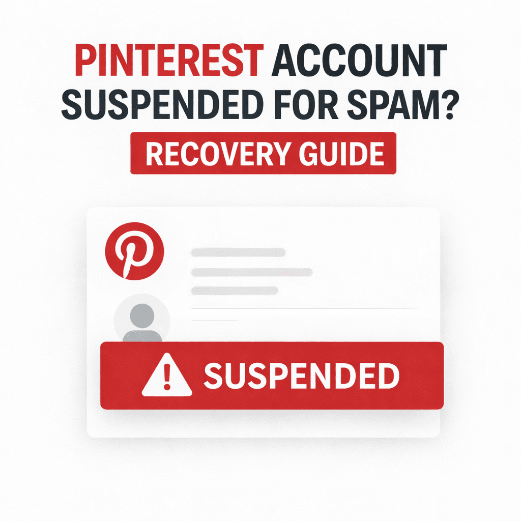 Pinterest Account Suspended for Spam? Recovery Guide
