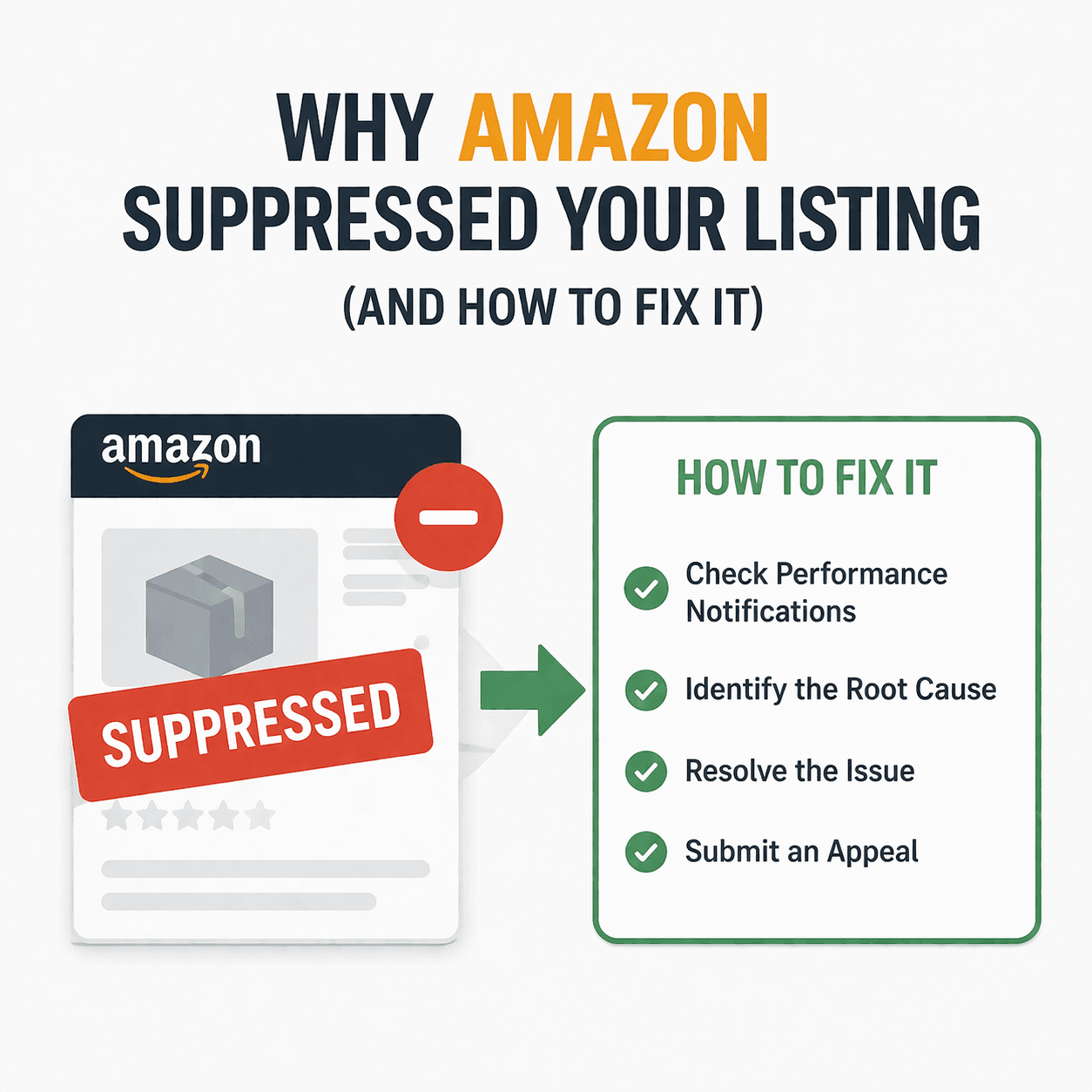 Why Amazon Suppressed Your Listing (And How to Fix It)