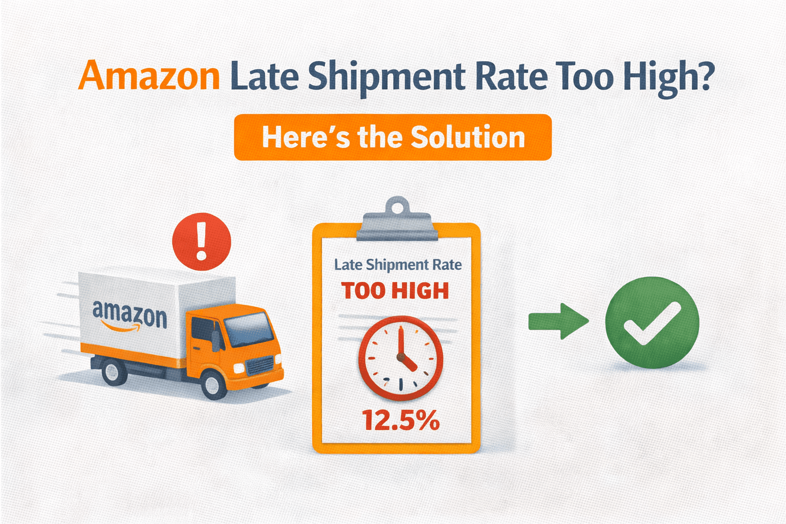 Amazon Late Shipment Rate Too High? Here's the Solution