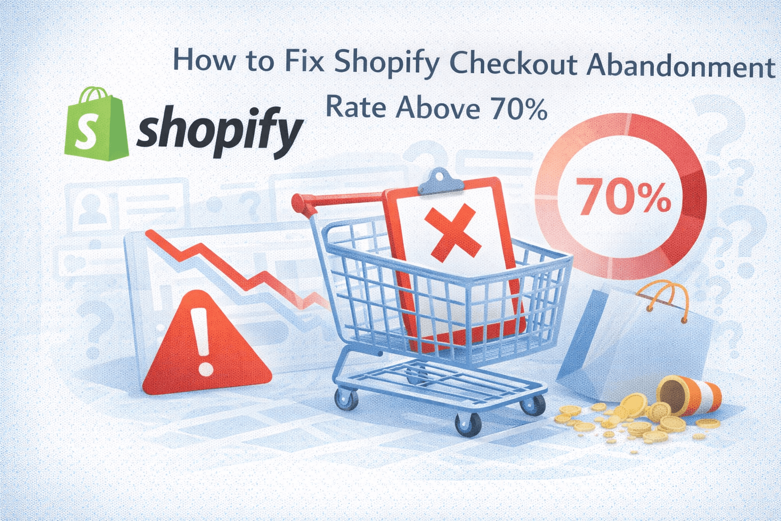 How to Fix Shopify Checkout Abandonment Rate Above 70%
