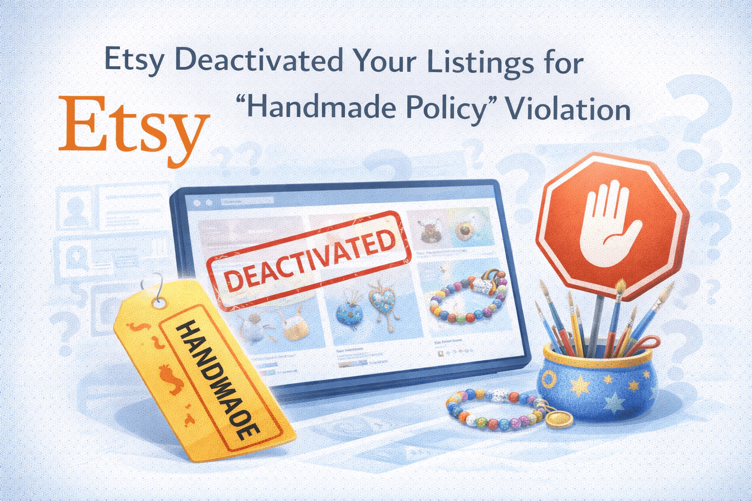 Etsy Deactivated Your Listings for "Handmade Policy" Violation