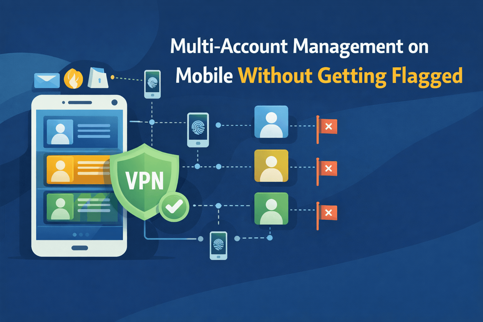 Multi-Account Management on Mobile Without Getting Flagged