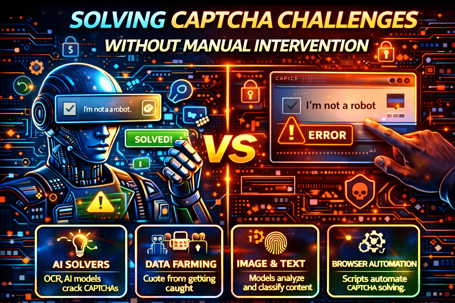 Solving CAPTCHA Challenges Without Manual Intervention
