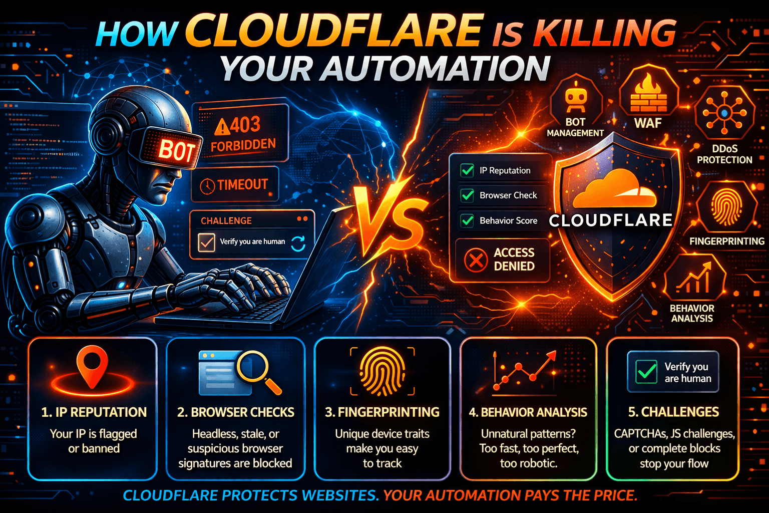 How Cloudflare Is Killing Your Automation