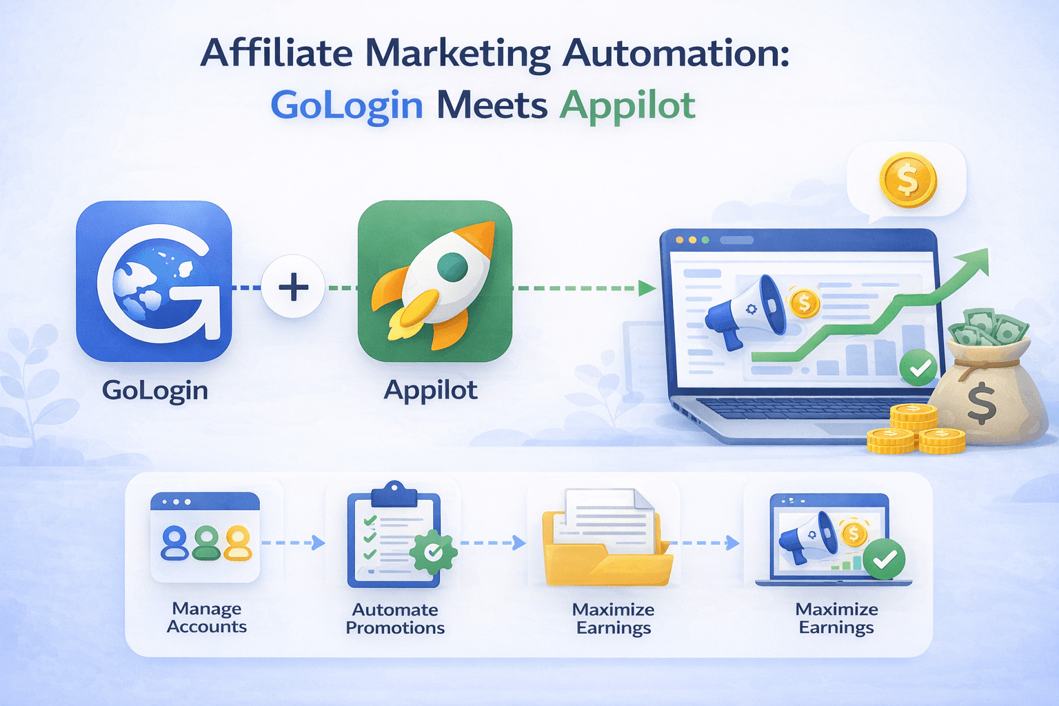 Affiliate Marketing Automation: GoLogin Meets Appilot